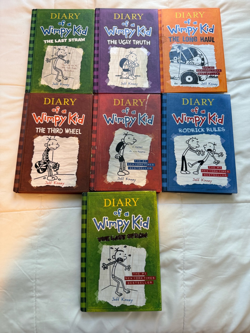 Diary of Wimpy Kid Hardcover Books 7 in set
